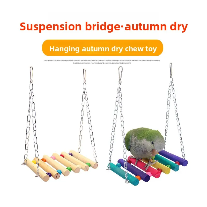 Pet Parrot Toy Bird Supplies Swing Rings Cloud Ladder Climbing Ladder Budgerigar Cockatiel Myna Bird Toy
Pet Parrot Toy Bird Supplies Swing Rings Cloud Ladder Climbing Ladder Budgerigar Cockatiel Myna Bird Toy