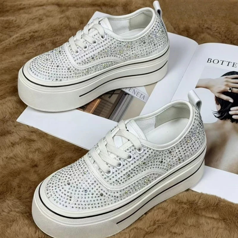 Fashion Womens Shoes Luxury Rhinestone Casual Shoes for Woman New Korean Version Chunky Sneakers Designer Shoes Zapatos De Mujer
Fashion Womens Shoes Luxury Rhinestone Casual Shoes for Woman New Korean Version Chunky Sneakers Designer Shoes Zapatos De Mujer