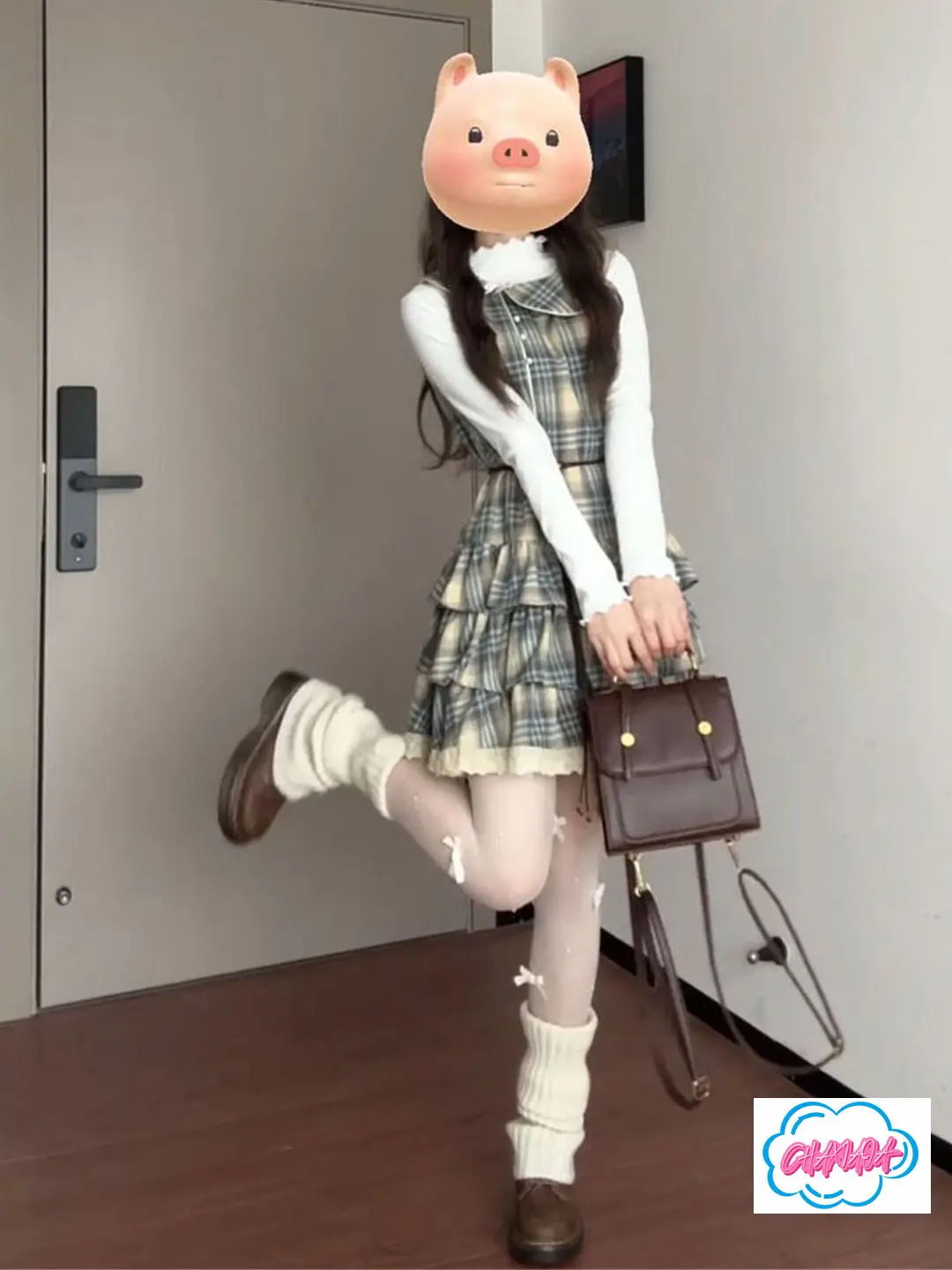 Spring Autumn Japanese Lolita Style Layered Lotus Leaf Splicing Plaid Cake Vest Dress Long Sleeve Bottom Shirt Two-piece Set
Spring Autumn Japanese Lolita Style Layered Lotus Leaf Splicing Plaid Cake Vest Dress Long Sleeve Bottom Shirt Two-piece Set