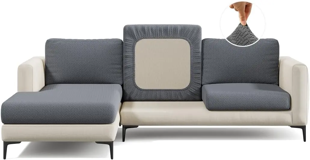 Magic Sofa Cover - Classic Jacquard Chaise Couch Cover - Pet Proof, Easy Install, Stretchy Slipcover - Large, Charcoal Grey
Magic Sofa Cover - Classic Jacquard Chaise Couch Cover - Pet Proof, Easy Install, Stretchy Slipcover - Large, Charcoal Grey