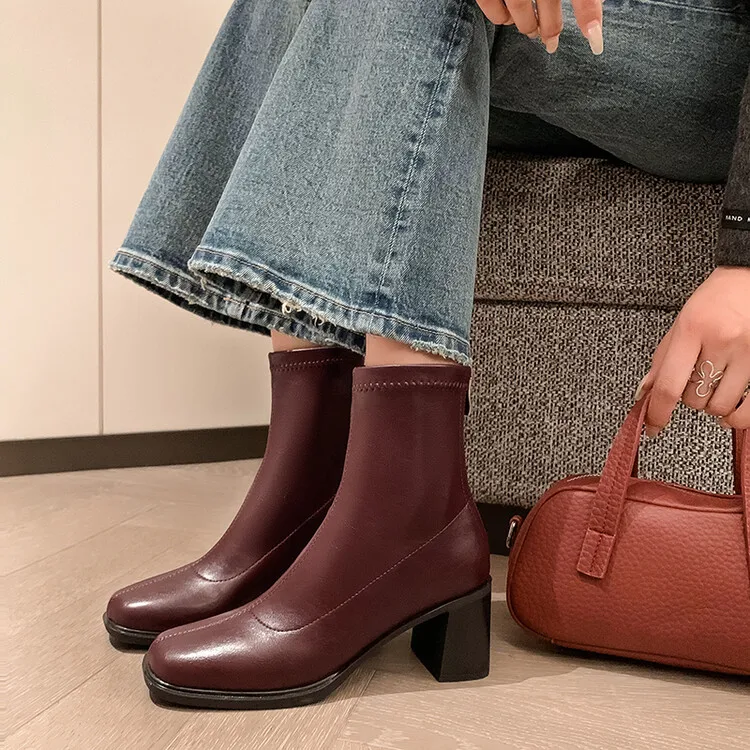 Women's Leather Boots Zipper Shoes Boots-Women Winter Footwear Ankle High Heel Rubber 2024 Red Ladies Autumn Rome PU Pumps Micro
Women's Leather Boots Zipper Shoes Boots-Women Winter Footwear Ankle High Heel Rubber 2024 Red Ladies Autumn Rome PU Pumps Micro