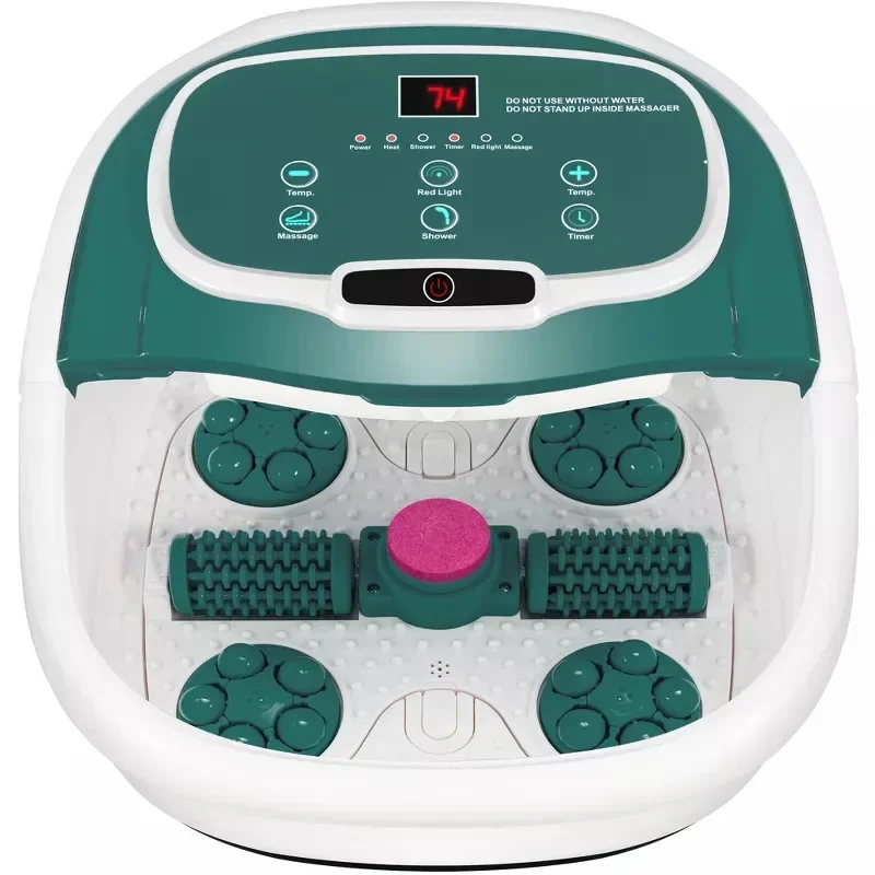 Heat Foot Bath Bucket Automatic Motorized Roller Massaging Heating Spa Foot Bath Massager
Heat Foot Bath Bucket Automatic Motorized Roller Massaging Heating Spa Foot Bath Massager