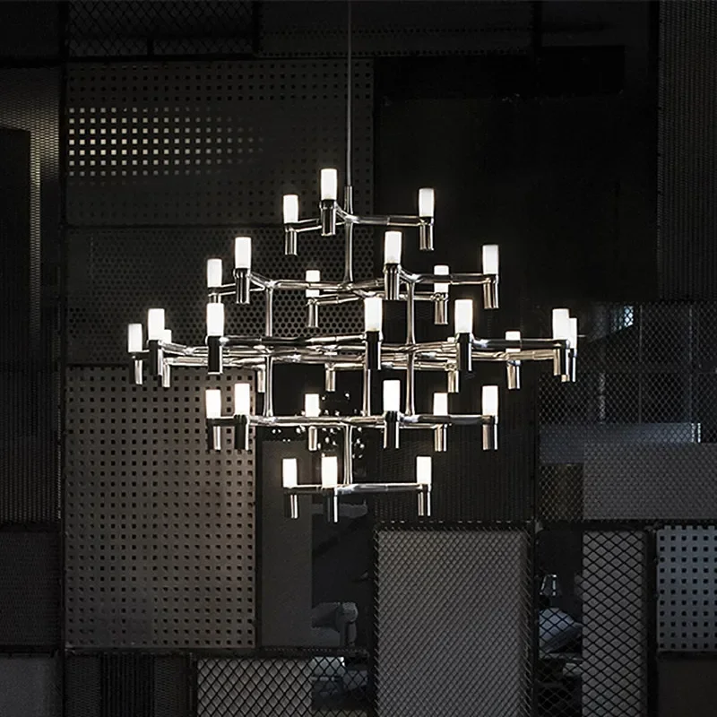 Modern Large Led Chandelier Luxury Villa Foyer G9 Gold Silver Chandelier Metal Pendant Lighting Adjustable Farmhouse Lighting
Modern Large Led Chandelier Luxury Villa Foyer G9 Gold Silver Chandelier Metal Pendant Lighting Adjustable Farmhouse Lighting