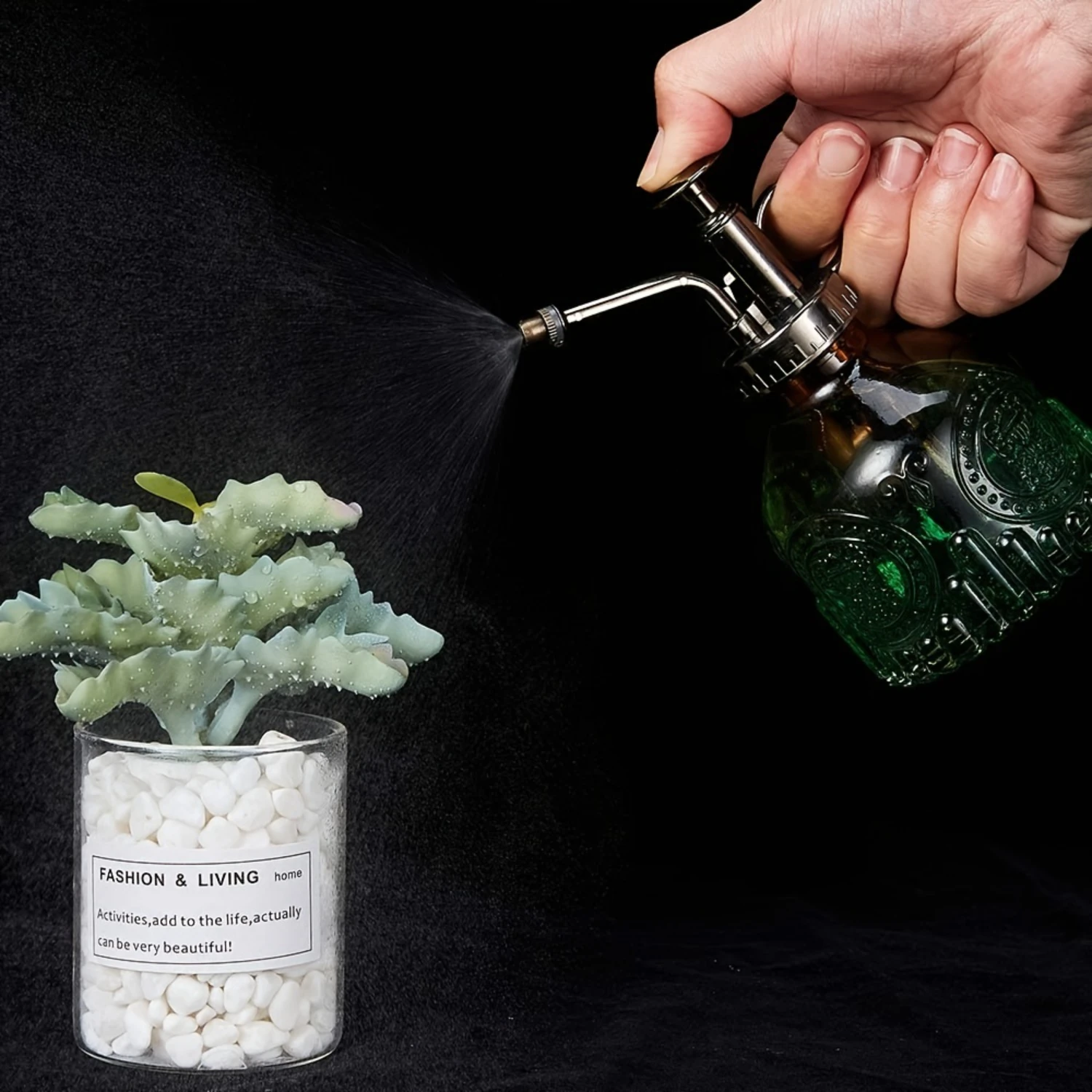 Vintage Plant Spritzer - Glass Mister Spray Bottle for Succulent Watering and House Care 1pc Chicken waterer Lawn dye
Vintage Plant Spritzer - Glass Mister Spray Bottle for Succulent Watering and House Care 1pc Chicken waterer Lawn dye