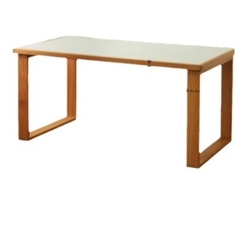 Cherry wood solid wood Japanese-style living room small apartment household rectangular rock slab dining table
Cherry wood solid wood Japanese-style living room small apartment household rectangular rock slab dining table