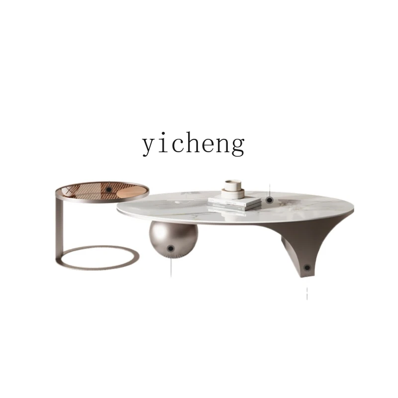 ZC Oval Stone Plate Coffee Table Small Apartment Home Now Simple Small Coffee Table TV Cabinet Unit
ZC Oval Stone Plate Coffee Table Small Apartment Home Now Simple Small Coffee Table TV Cabinet Unit