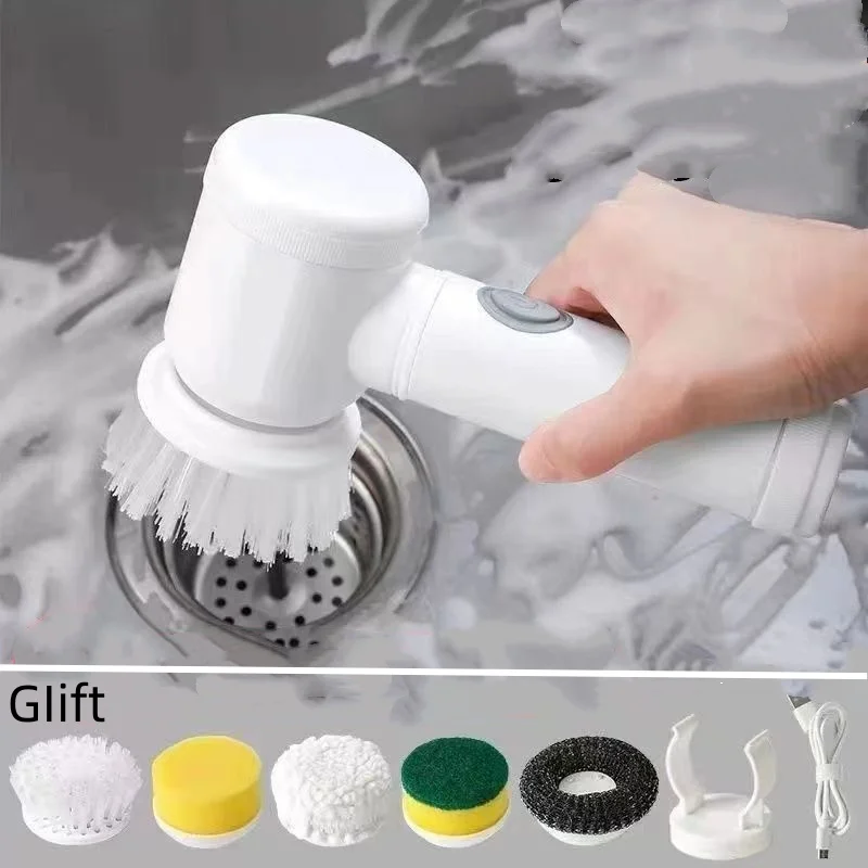 Magic Brush Cordless Spin Scrubber Electric Rechargeable 5 in1 Brush Heads for Bathroom Kitchen Tile Grout Shower Car Deep Clean
Magic Brush Cordless Spin Scrubber Electric Rechargeable 5 in1 Brush Heads for Bathroom Kitchen Tile Grout Shower Car Deep Clean