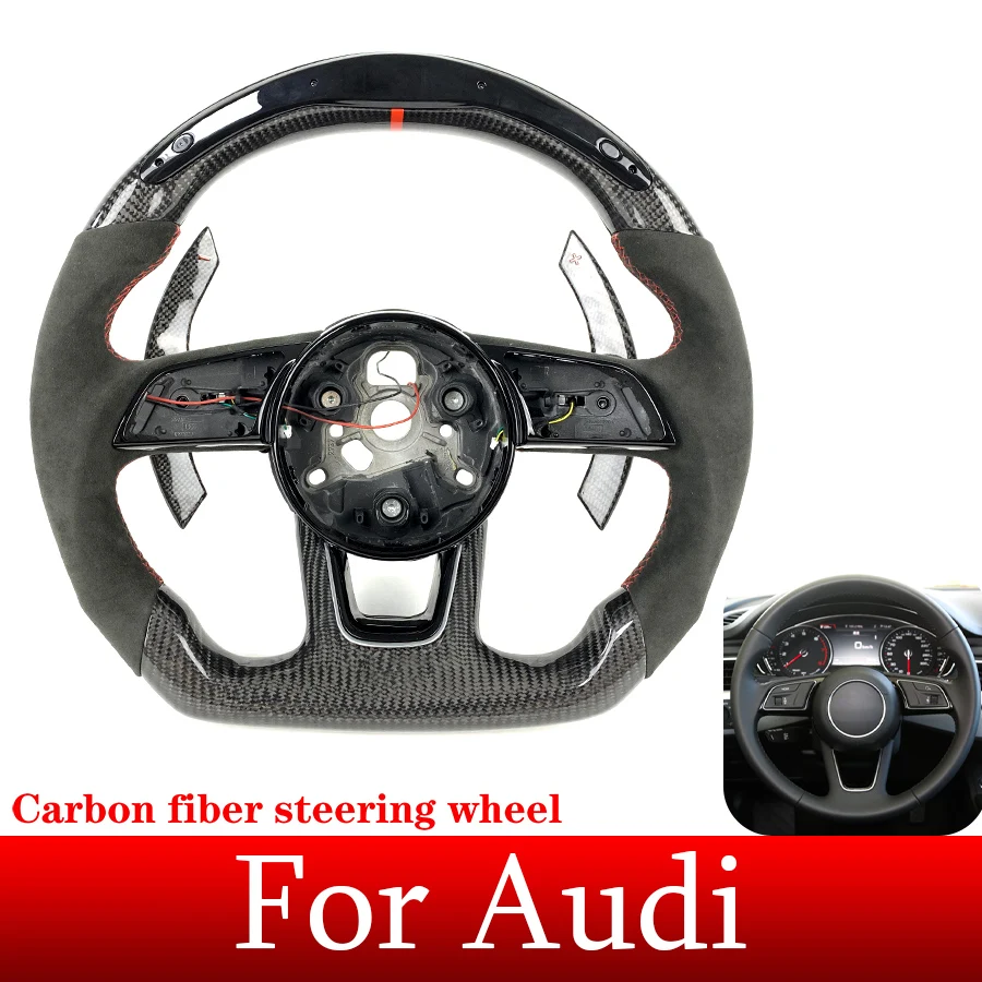 Для Audi A3 S3 A4 S4 A5 S5 2017 2018 2019 2021 2022 светодиодный экран из углеродного волокна рулевое колесо с переключателями
Для Audi A3 S3 A4 S4 A5 S5 2017 2018 2019 2021 2022 светодиодный экран из углеродного волокна рулевое колесо с переключателями