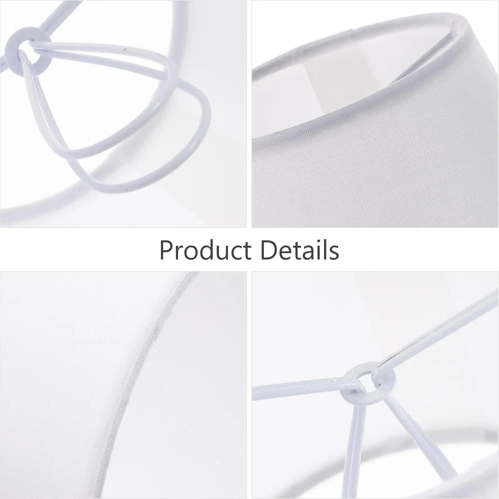 Fabric Lampshade for Table Lamp Clip On Bulb White Shade Modern Light Shades Replacement Small Lamp Accessories
Fabric Lampshade for Table Lamp Clip On Bulb White Shade Modern Light Shades Replacement Small Lamp Accessories