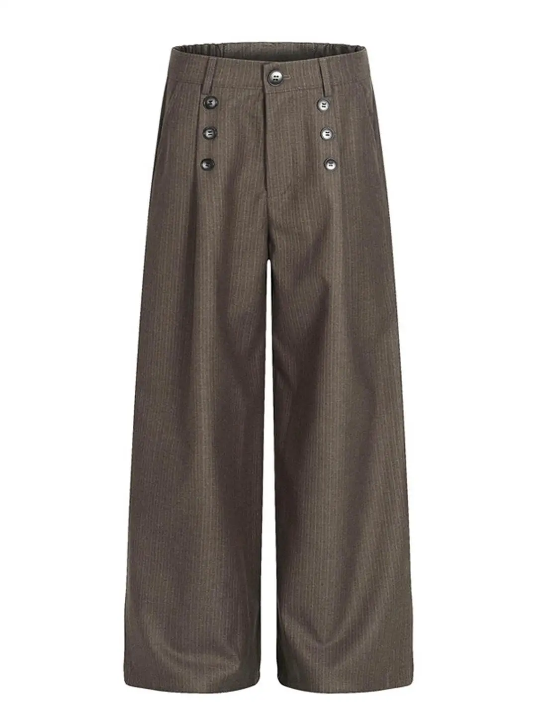 Ретро-японские повседневные свободные прямые брюки унисекс, модные длинные брюки в пол с декоративными пуговицами
Ретро-японские повседневные свободные прямые брюки унисекс, модные длинные брюки в пол с декоративными пуговицами