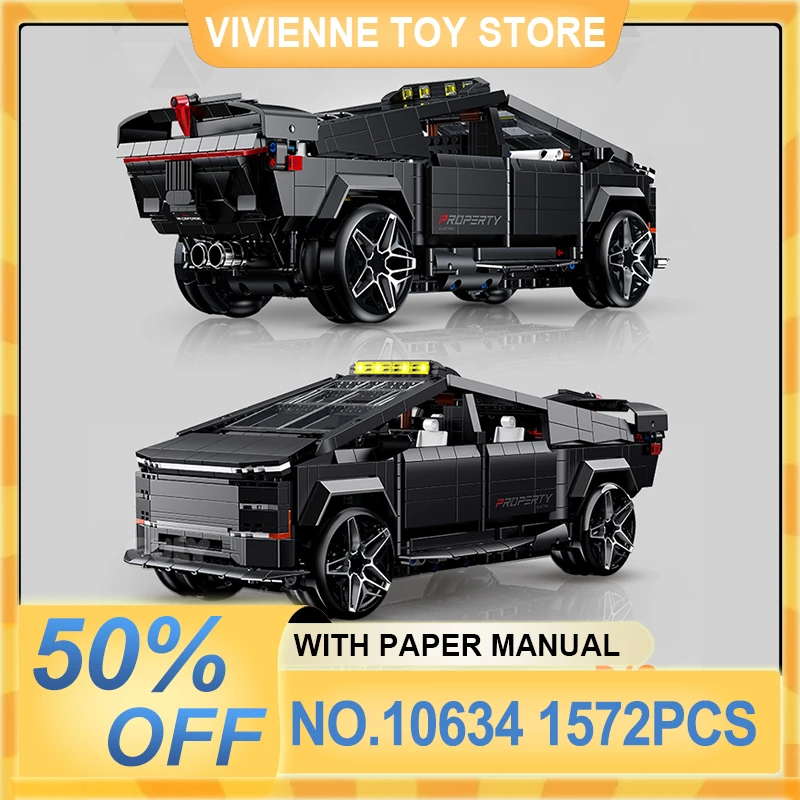 Unique GULY 10634 MOC Classic Technical Building Block Model Pickup Truck Bricks Assembling Toys Puzzle Christmas Gifts Kids
Unique GULY 10634 MOC Classic Technical Building Block Model Pickup Truck Bricks Assembling Toys Puzzle Christmas Gifts Kids
