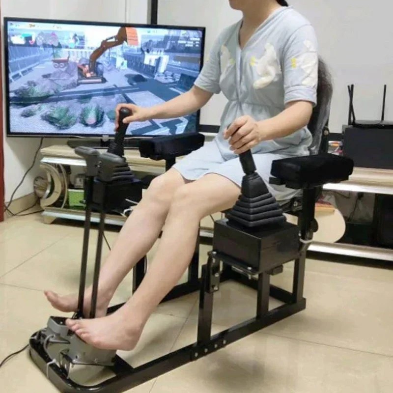 real machine handle grabbing gravity, tactile learning, driving simulator, ditch soil hook, computer building simulation
real machine handle grabbing gravity, tactile learning, driving simulator, ditch soil hook, computer building simulation