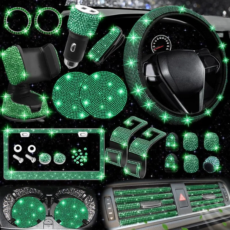 Car steering wheel cover Non-slip comfortable No inner ring elastic handle cover Diamond license plate frame Car decoration
Car steering wheel cover Non-slip comfortable No inner ring elastic handle cover Diamond license plate frame Car decoration