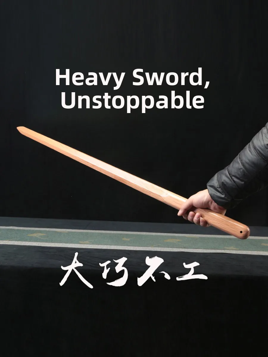 Wood Integrated Sword Single And Double Hand Martial Arts Training Sword Anti-Disturbance Self-Defense Bamboo Sword
Wood Integrated Sword Single And Double Hand Martial Arts Training Sword Anti-Disturbance Self-Defense Bamboo Sword