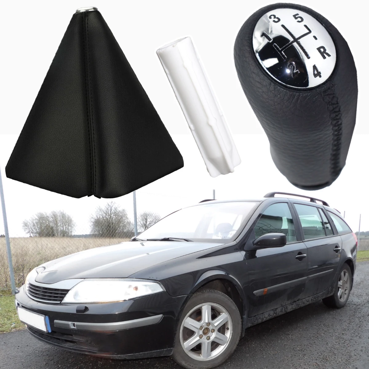 Gear Shift Knob Inner Sleeve Gaiter Boot Cover Set for Renault Laguna II 2003-2008 Interior Spare Parts Accessories Car Auto PVC 
Gear Shift Knob Inner Sleeve Gaiter Boot Cover Set for Renault Laguna II 2003-2008 Interior Spare Parts Accessories Car Auto PVC