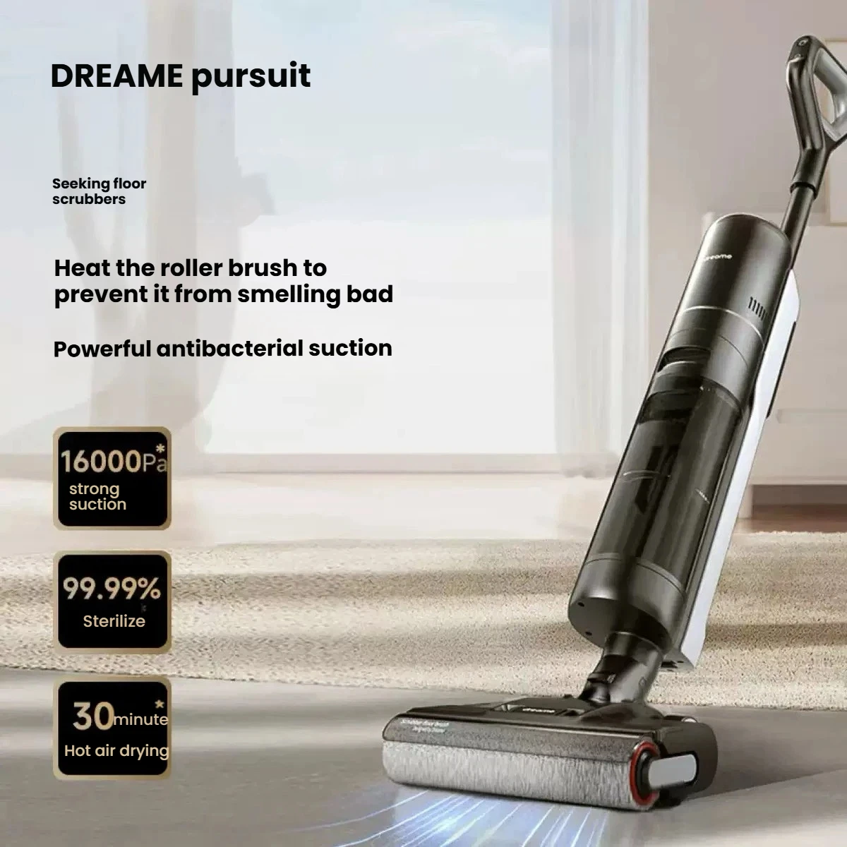 Dreame Flagship 7-in-1 Wet/Dry Vacuum Cleaner | AI Robotic Arm Triple Edge Powerful | 16000Pa Smart Hot Water Mop & Air Drying
Dreame Flagship 7-in-1 Wet/Dry Vacuum Cleaner | AI Robotic Arm Triple Edge Powerful | 16000Pa Smart Hot Water Mop & Air Drying