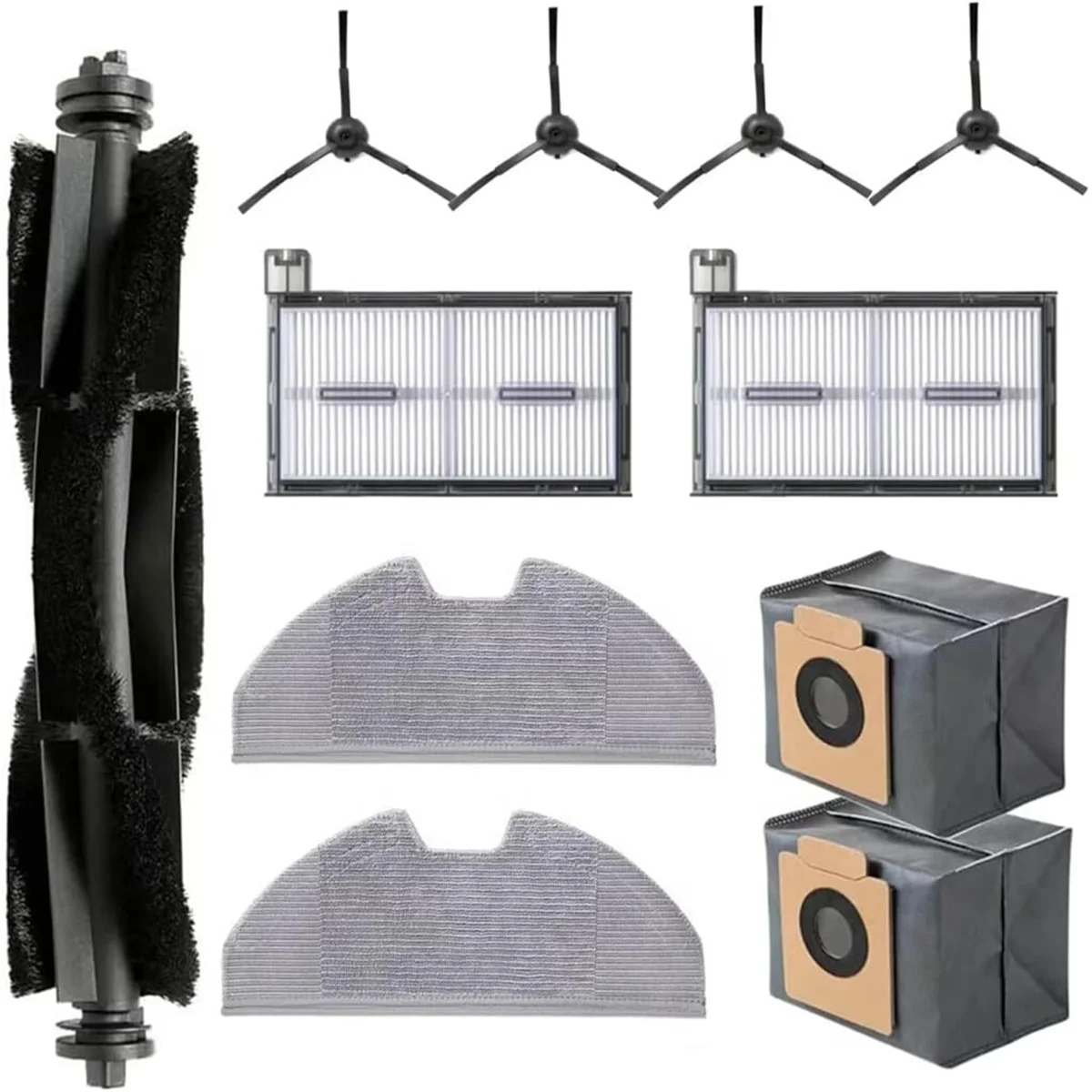 FZFZ Replacement Parts for X8 Pro Vacuum Cleaner Accessories Kit, Main Brush,Side Brushes,Mop Cloth Pads,Vacuum Dust Bag
FZFZ Replacement Parts for X8 Pro Vacuum Cleaner Accessories Kit, Main Brush,Side Brushes,Mop Cloth Pads,Vacuum Dust Bag