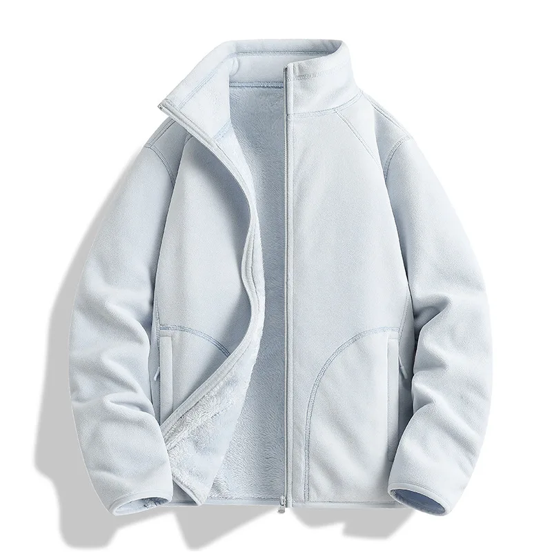 Новая зимняя флисовая куртка для мужчин и женщин, спортивное пальто на открытом воздухе, толстое теплое флисовое пальто с воротником-стойкой для пар
Новая зимняя флисовая куртка для мужчин и женщин, спортивное пальто на открытом воздухе, толстое теплое флисовое пальто с воротником-стойкой для пар