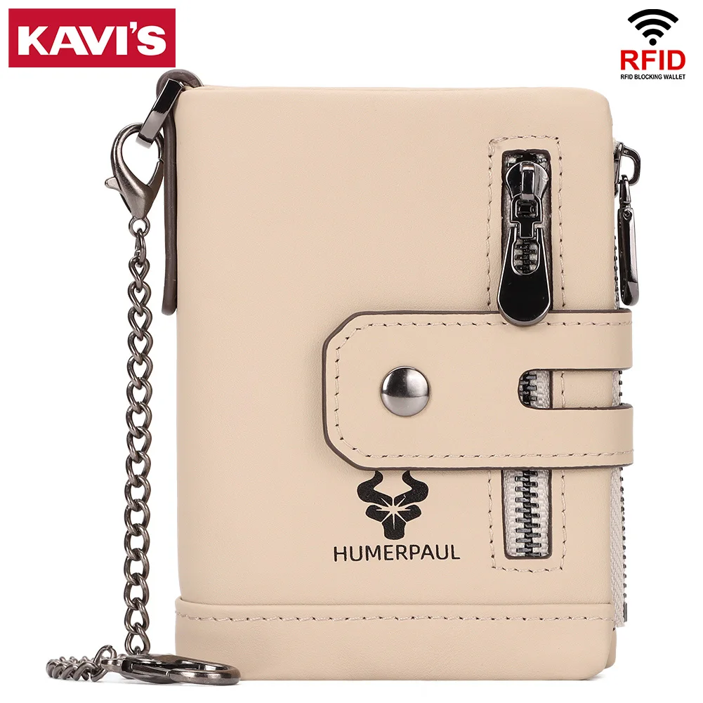 KAVIS Genuine Leather Wallet With Zipper Coin Pocket For Men Money Card Holder Purse Short Double Male Bifold RFID
KAVIS Genuine Leather Wallet With Zipper Coin Pocket For Men Money Card Holder Purse Short Double Male Bifold RFID