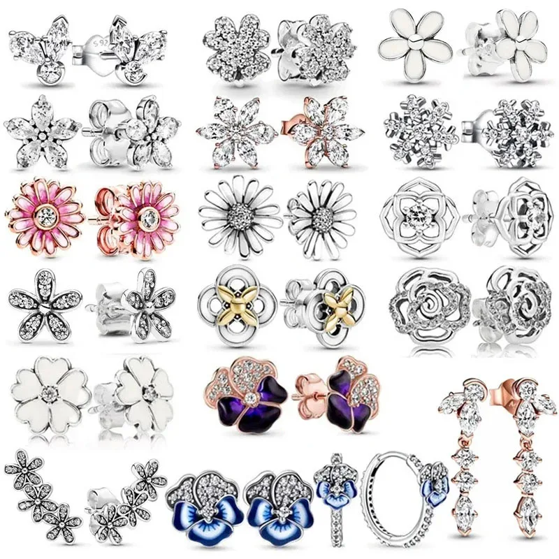 925 Silver Sparkling Daisy Women's Classic Three Color Violet Earrings Fashion Girlfriend Holiday Charm Jewelry Gift
925 Silver Sparkling Daisy Women's Classic Three Color Violet Earrings Fashion Girlfriend Holiday Charm Jewelry Gift