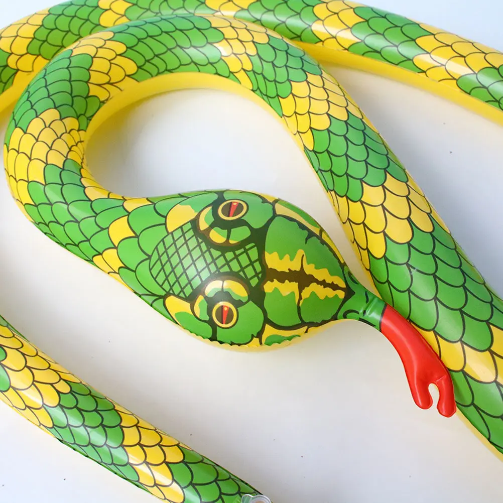 Yellow Simulate Inflatable Snake Model Toys Creative Inflatable Ornaments Prank Prop Decoration Kids Animal Toy
Yellow Simulate Inflatable Snake Model Toys Creative Inflatable Ornaments Prank Prop Decoration Kids Animal Toy