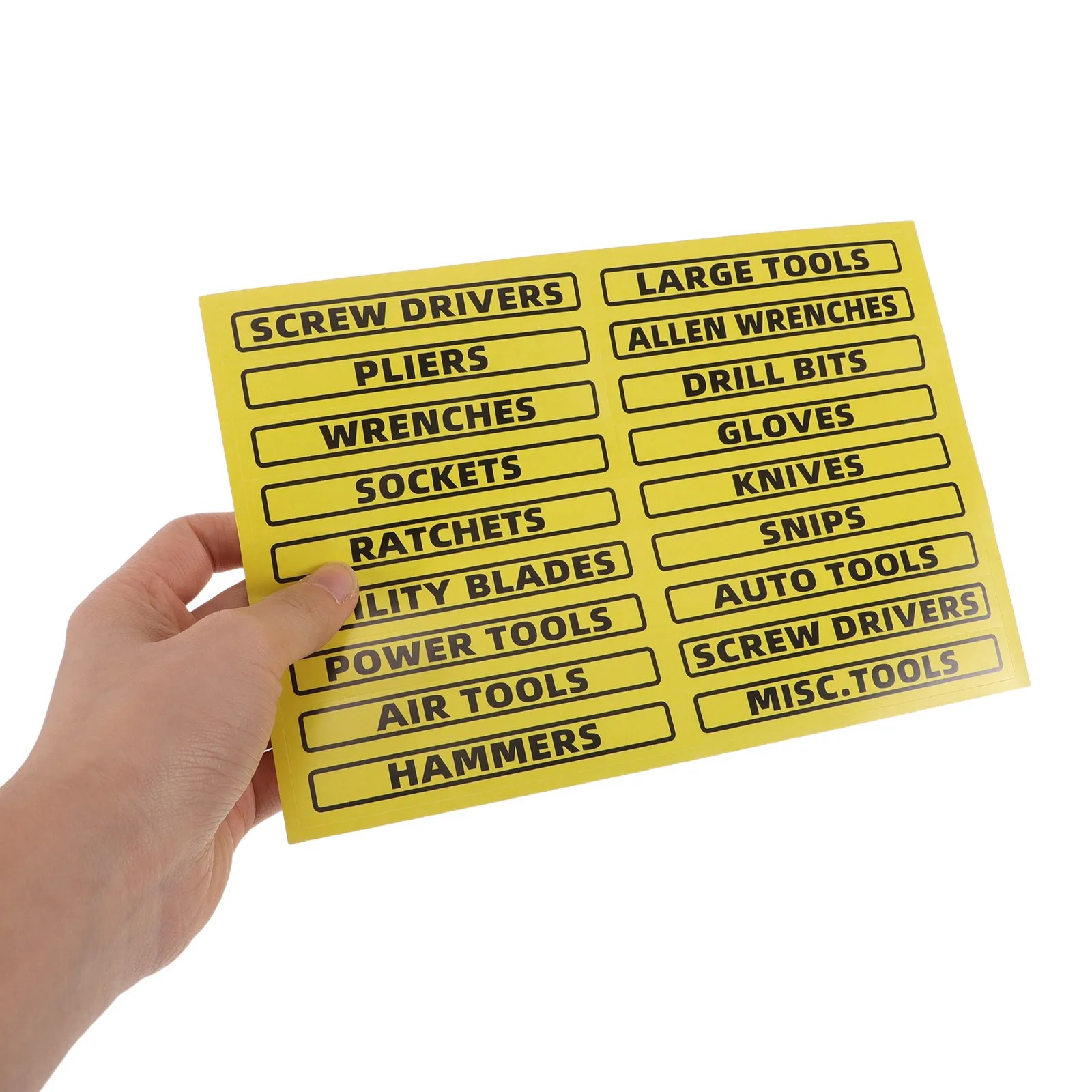 40Pcs Tool Box Identification Stickers Wear Resistant Labels for Mechanics Garage Tool Chest Drawer Storage Organization
40Pcs Tool Box Identification Stickers Wear Resistant Labels for Mechanics Garage Tool Chest Drawer Storage Organization