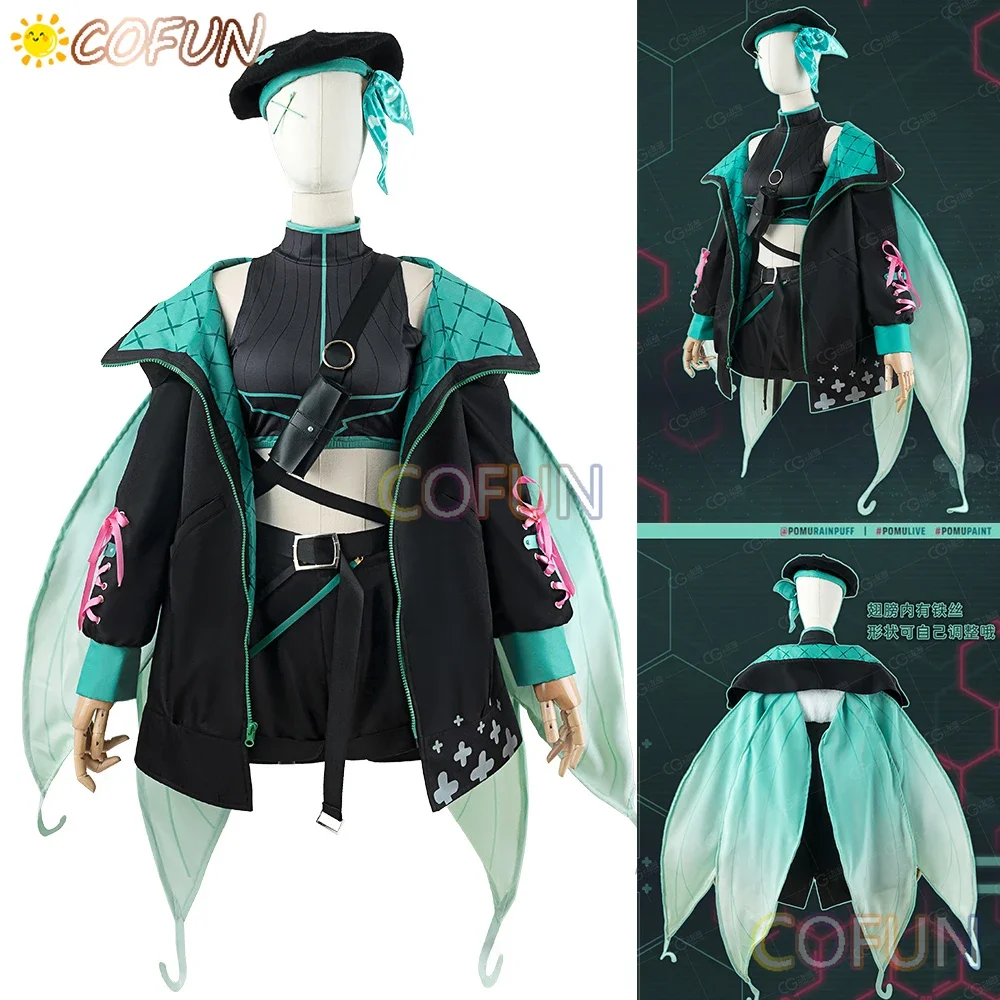 COFUN Vtuber Nijisanji Pomu Rainpuff Cosplay Costume Yutuber Suit Women Fariy Dress Halloween Party Uniform Coat Wings Wig
COFUN Vtuber Nijisanji Pomu Rainpuff Cosplay Costume Yutuber Suit Women Fariy Dress Halloween Party Uniform Coat Wings Wig