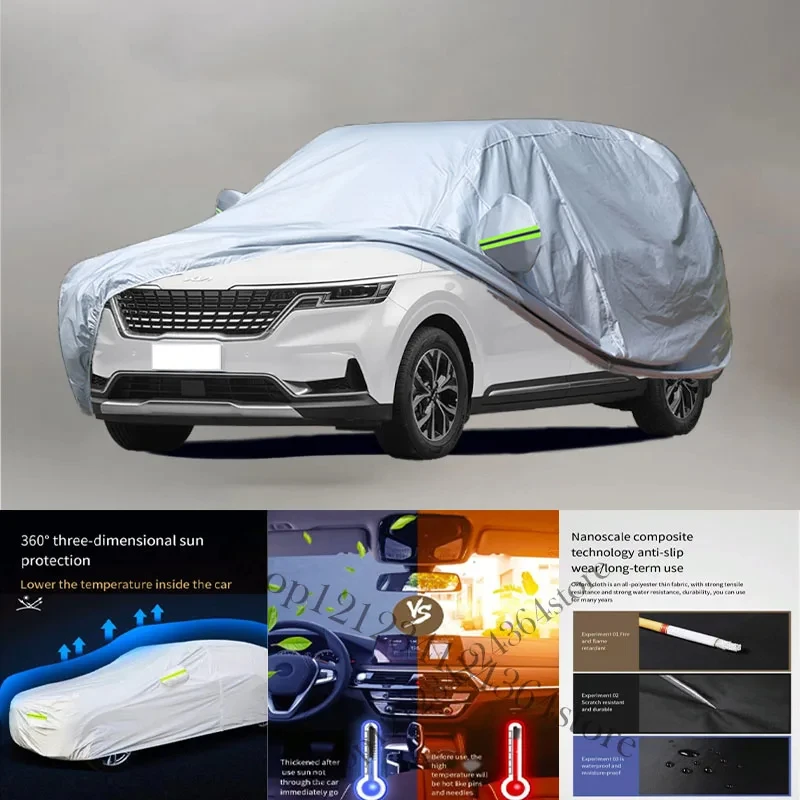 For KIA-Carnival Auto Anti snow Anti dust Anti-uv Anti peeling paint And Anti Rainwater 210t car cover Car cover protection
For KIA-Carnival Auto Anti snow Anti dust Anti-uv Anti peeling paint And Anti Rainwater 210t car cover Car cover protection