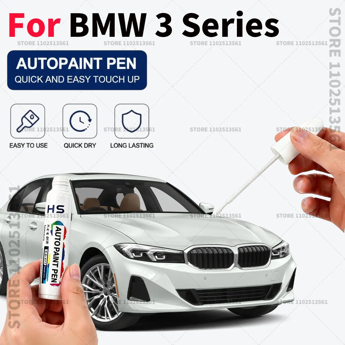 Car Touch Up Paint Pen Deep Scratch Repair Auto Paint Brush Portimao Blue White Mineral ORANGE jet black For BMW 3 Series
Car Touch Up Paint Pen Deep Scratch Repair Auto Paint Brush Portimao Blue White Mineral ORANGE jet black For BMW 3 Series