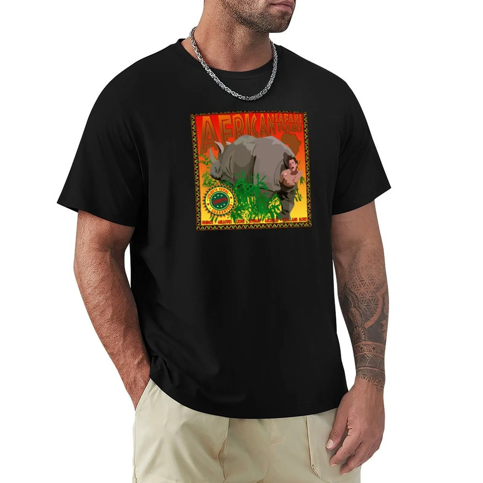 Ace Ventura Rhino X African Safari Tour T-Shirt Soft Touch Basic Cotton T-Shirt
Ace Ventura Rhino X African Safari Tour T-Shirt Soft Touch Basic Cotton T-Shirt