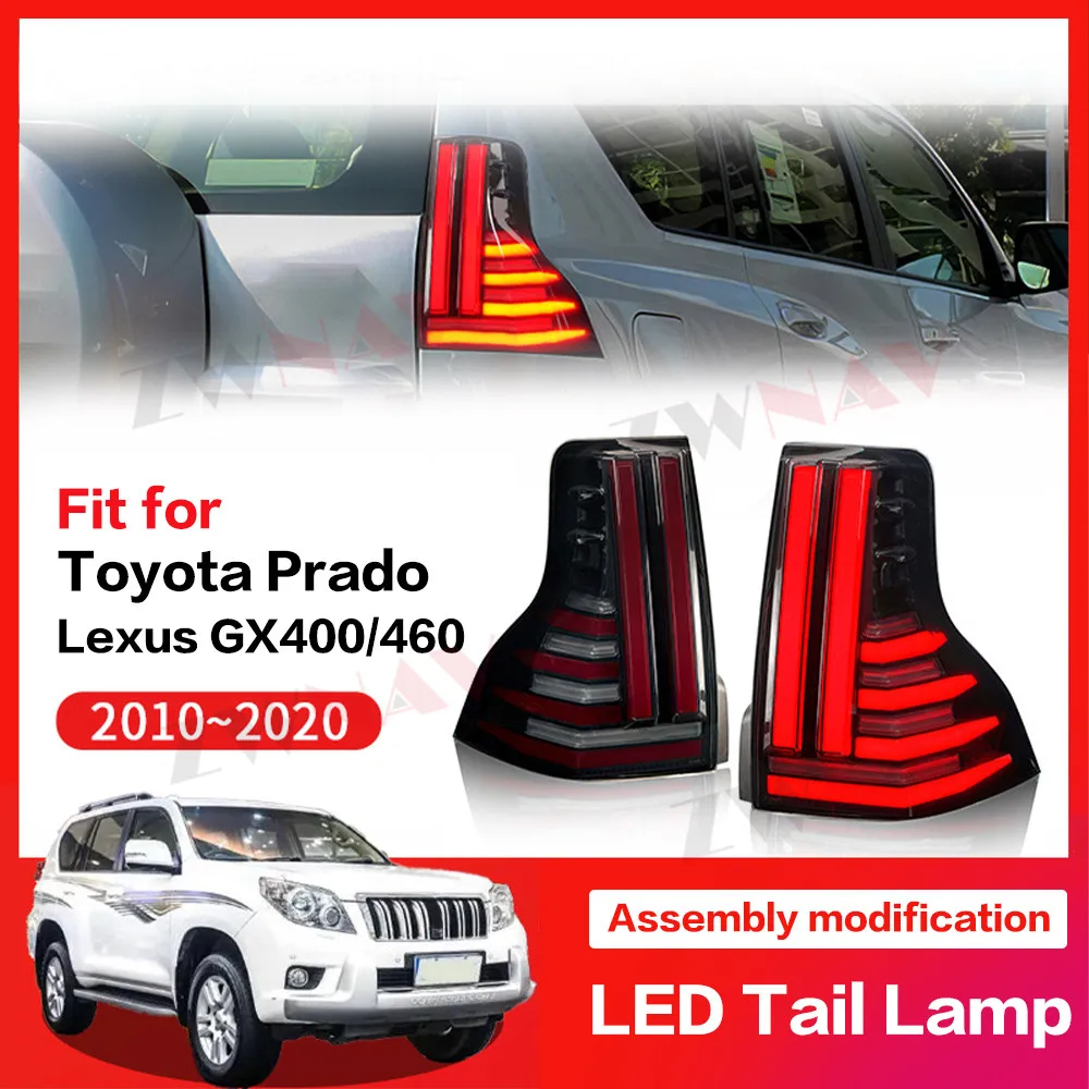 Car LED Tail Light Assembly For Toyota Prado/Lexus GX400 460 2010 - 2020 Rear Running Lamp Brake Taillamp Reverse Dynamic 2Pcs
Car LED Tail Light Assembly For Toyota Prado/Lexus GX400 460 2010 - 2020 Rear Running Lamp Brake Taillamp Reverse Dynamic 2Pcs
