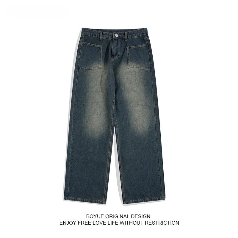 Мужские джинсы Boyue в стиле кэжуал, свободного кроя, винтажные, в стиле ретро, в стиле «папиных» брюк, уличная мода, трендовый бренд, износостойкие
Мужские джинсы Boyue в стиле кэжуал, свободного кроя, винтажные, в стиле ретро, в стиле «папиных» брюк, уличная мода, трендовый бренд, износостойкие