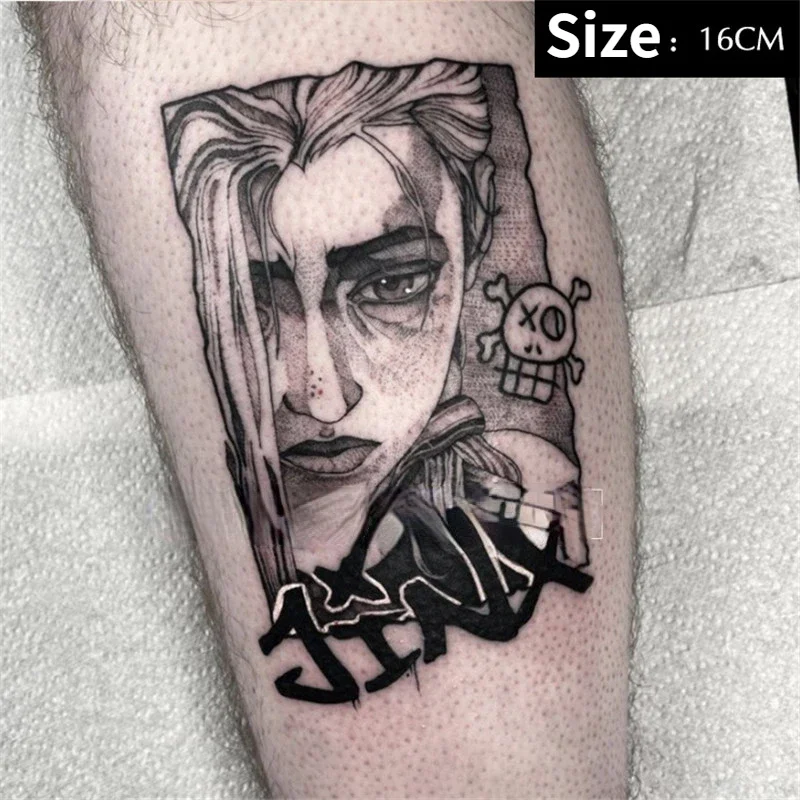Anime Arcane Black Sad Jinx Temporary Tattoo Cartoon Big Size Waterproof Fake Tatto Body Art Graffiti Tatoo Sticker for Men
Anime Arcane Black Sad Jinx Temporary Tattoo Cartoon Big Size Waterproof Fake Tatto Body Art Graffiti Tatoo Sticker for Men