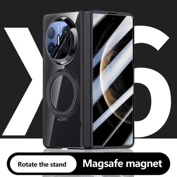 Magnetic Ring 360° Rotatable Stand Phone Case For Huawei Mate X6 MateX6 Full Protective Cover With Tempered Film
Magnetic Ring 360° Rotatable Stand Phone Case For Huawei Mate X6 MateX6 Full Protective Cover With Tempered Film