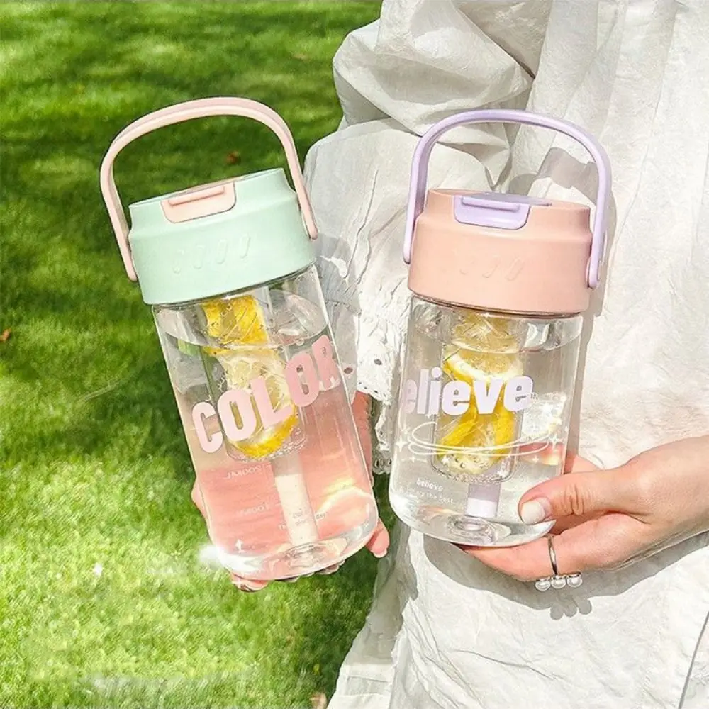 With Handle Drinking Water Straw Cups High-capacity Leak Proof Straw Plastic Water Bottle Container Tea Partition
With Handle Drinking Water Straw Cups High-capacity Leak Proof Straw Plastic Water Bottle Container Tea Partition