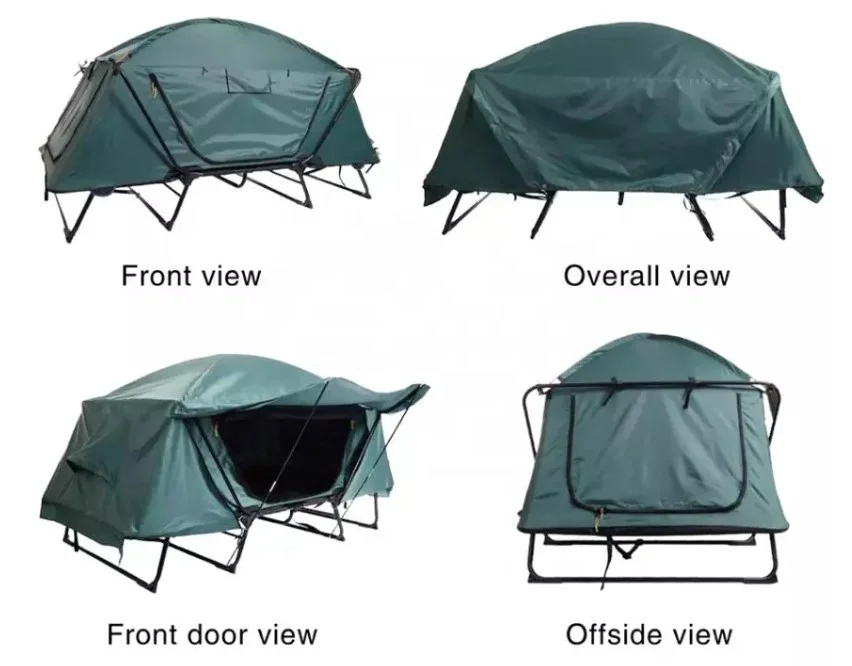 Factory Price Off Ground Tent Double Layers Waterproof Sleeping Bed Camping Tents Outdoor Equipment
Factory Price Off Ground Tent Double Layers Waterproof Sleeping Bed Camping Tents Outdoor Equipment