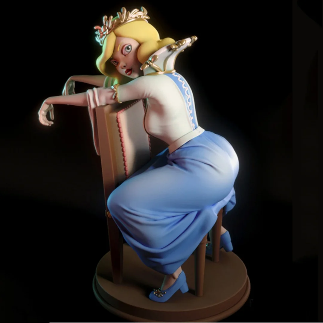 1/24 Scale Resin Figure Playful Princess Nsfw Two version Assemble Model Kit Unassembled and Unpainted 3D printing DIY toy
1/24 Scale Resin Figure Playful Princess Nsfw Two version Assemble Model Kit Unassembled and Unpainted 3D printing DIY toy