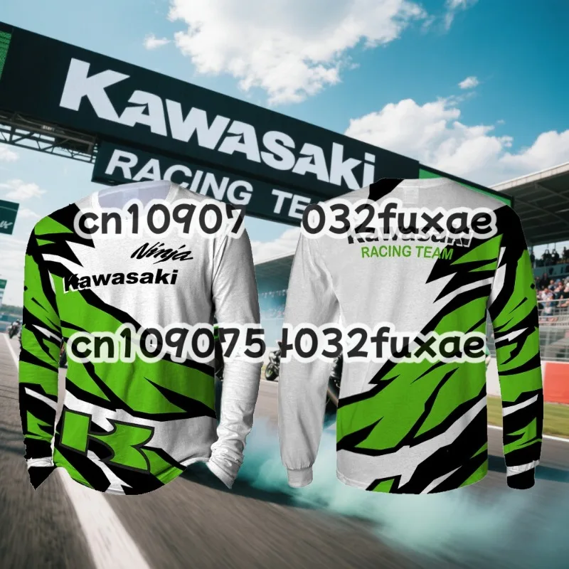 Мужской трикотаж Kawasaki для гонок на мотоциклах, дышащая, быстросохнущая, удобная рубашка с длинными рукавами для грязи и езды на горных велосипедах
Мужской трикотаж Kawasaki для гонок на мотоциклах, дышащая, быстросохнущая, удобная рубашка с длинными рукавами для грязи и езды на горных велосипедах