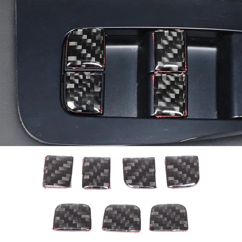 For Tesla Model 3 2023+ soft carbon fiber car styling car glass lift button sticker car interior protection accessories 7Pcs
For Tesla Model 3 2023+ soft carbon fiber car styling car glass lift button sticker car interior protection accessories 7Pcs