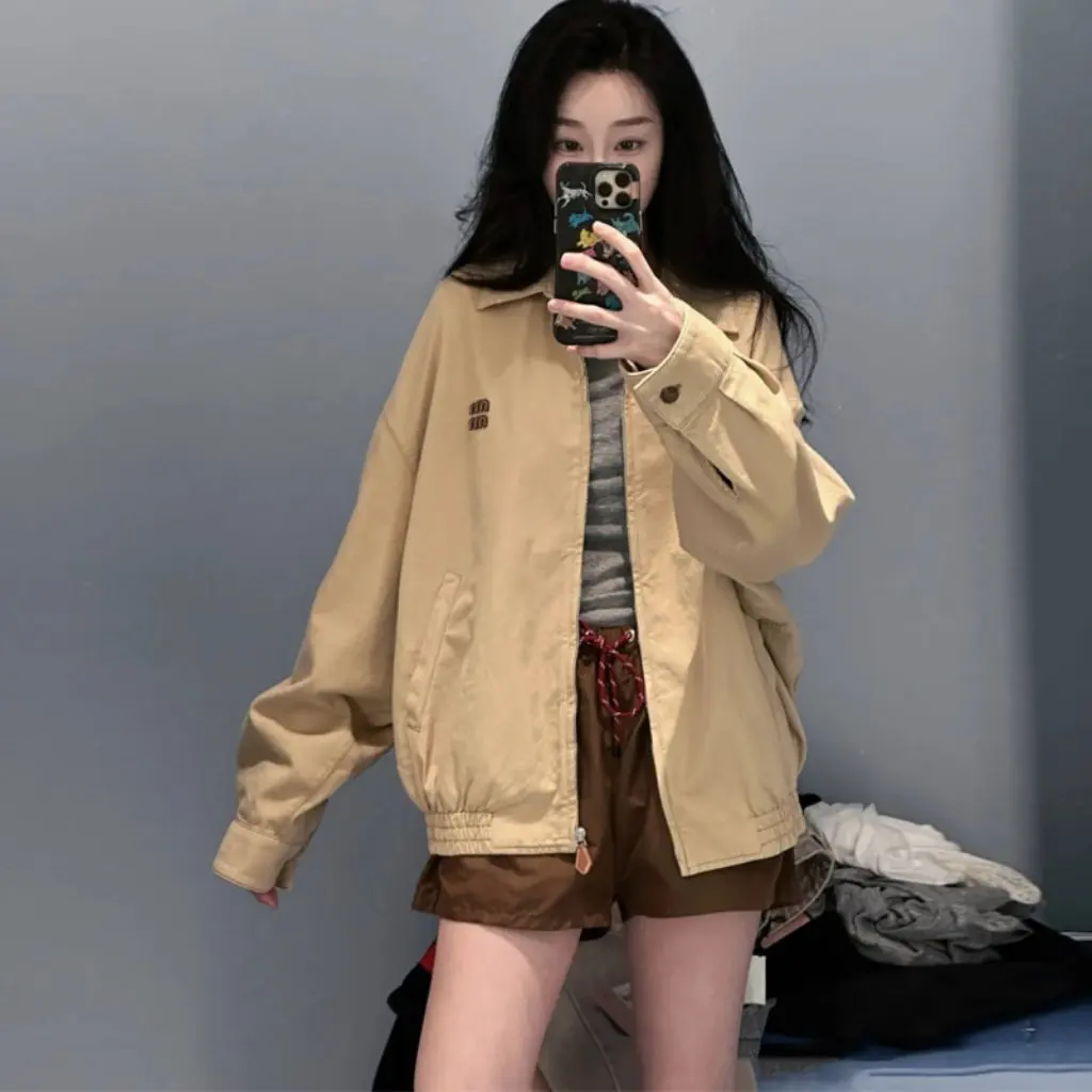 Early Autumn New Style M Home College Letter Patchwork Embroidery Slim Fit Collar Jacket Coat For Men And Women 
Early Autumn New Style M Home College Letter Patchwork Embroidery Slim Fit Collar Jacket Coat For Men And Women