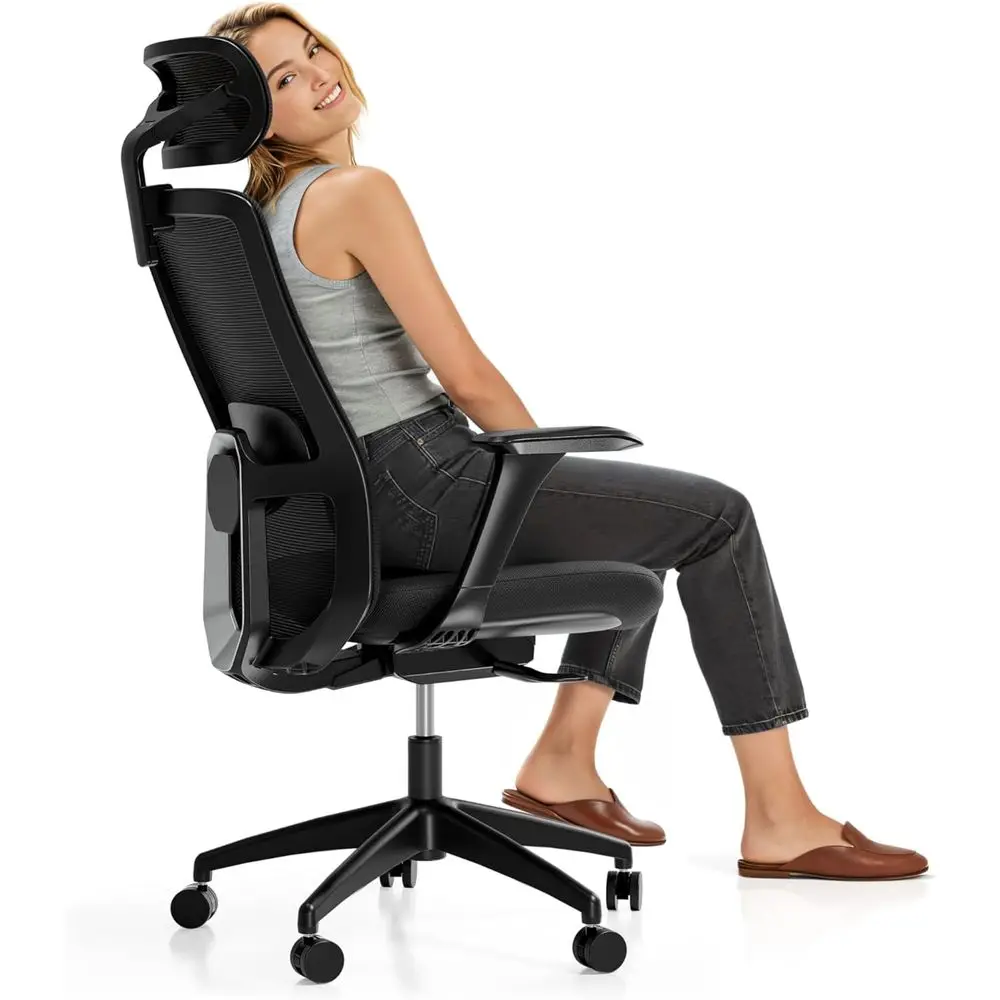 Ergonomic Oice Chair — Adjustable Desk Chair with Lumbar Support, rest, Armrests, Breathable Mesh Back, Height Adjusent, Comorta
Ergonomic Oice Chair — Adjustable Desk Chair with Lumbar Support, rest, Armrests, Breathable Mesh Back, Height Adjusent, Comorta