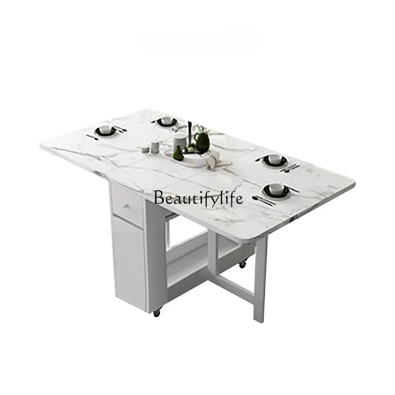 Fashion White Folding Dining Table Furniture Multifunctional Rectangle Movable Dining Table and Folding Chairs 
Fashion White Folding Dining Table Furniture Multifunctional Rectangle Movable Dining Table and Folding Chairs