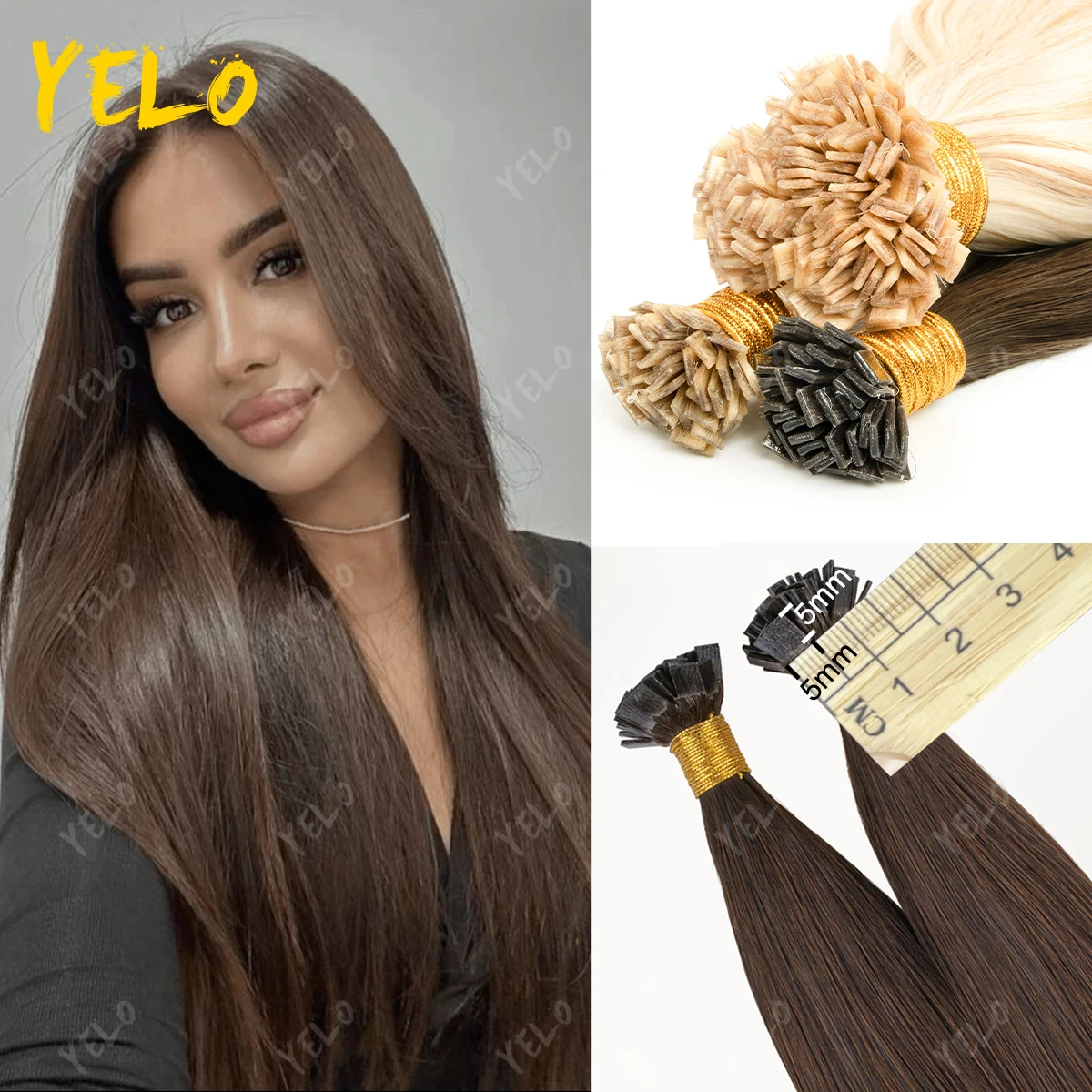 Fusion Mini Flat tip Bonded Small Size 0.5cmx0.5cm tip 100% Remy Human Hair Extensions (1g/stand) Pre Bonded Hair Extensions
Fusion Mini Flat tip Bonded Small Size 0.5cmx0.5cm tip 100% Remy Human Hair Extensions (1g/stand) Pre Bonded Hair Extensions