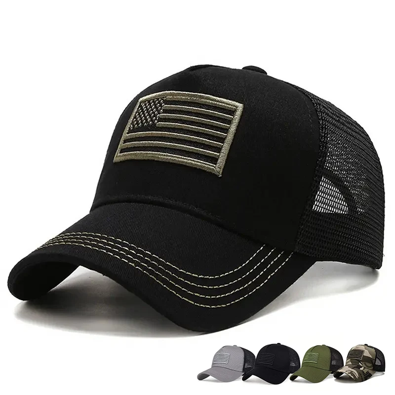 Summer Mesh Baseball Cap USA Flag Embroidery Breathable Hat Men Women Tactical Hats Unisex Hip Hop Caps Outdoor Trucker Hats
Summer Mesh Baseball Cap USA Flag Embroidery Breathable Hat Men Women Tactical Hats Unisex Hip Hop Caps Outdoor Trucker Hats