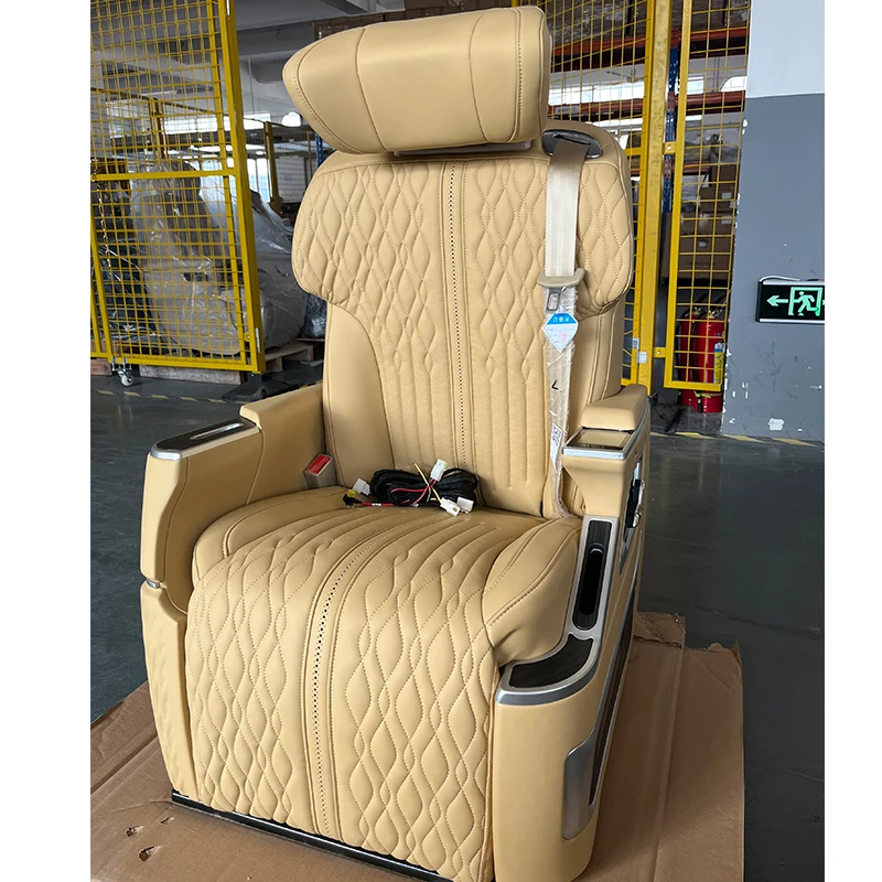 Tom AutoUpgrading Reclining Captain Seat for Van Massage Electric Luxury Bus Seats for Camper Van Conversion Kit
Tom AutoUpgrading Reclining Captain Seat for Van Massage Electric Luxury Bus Seats for Camper Van Conversion Kit