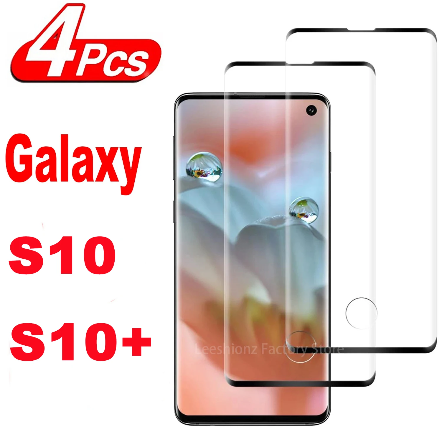 1/4Pcs 3D Tempered Glass For Samsung Galaxy S10 S10 Plus Curved Anti Scratch Screen
1/4Pcs 3D Tempered Glass For Samsung Galaxy S10 S10 Plus Curved Anti Scratch Screen