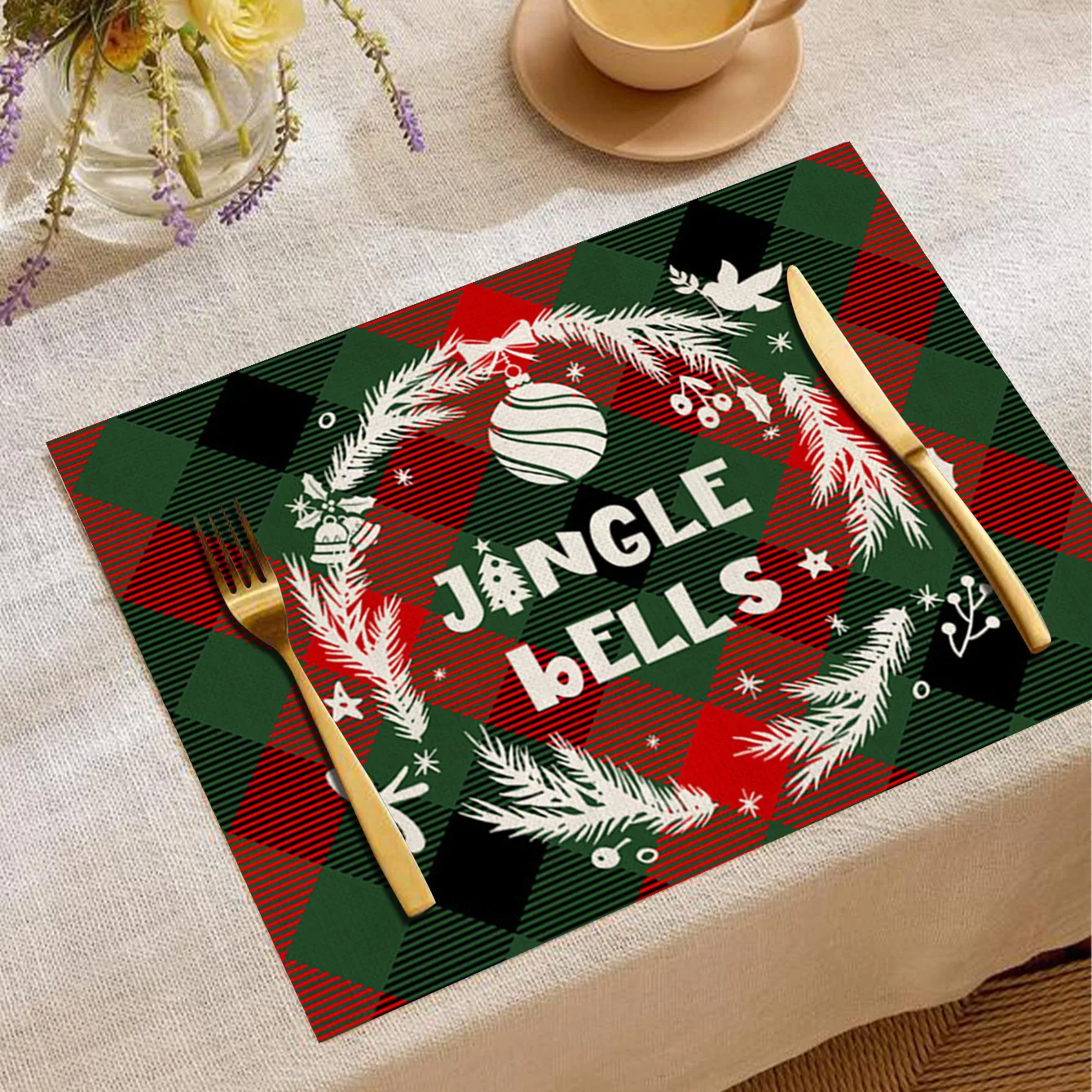 45x30cm Printed table flag Christmas printed dining table mat Simple home tablecloth placemat Christmas decoration supplies deco
45x30cm Printed table flag Christmas printed dining table mat Simple home tablecloth placemat Christmas decoration supplies deco