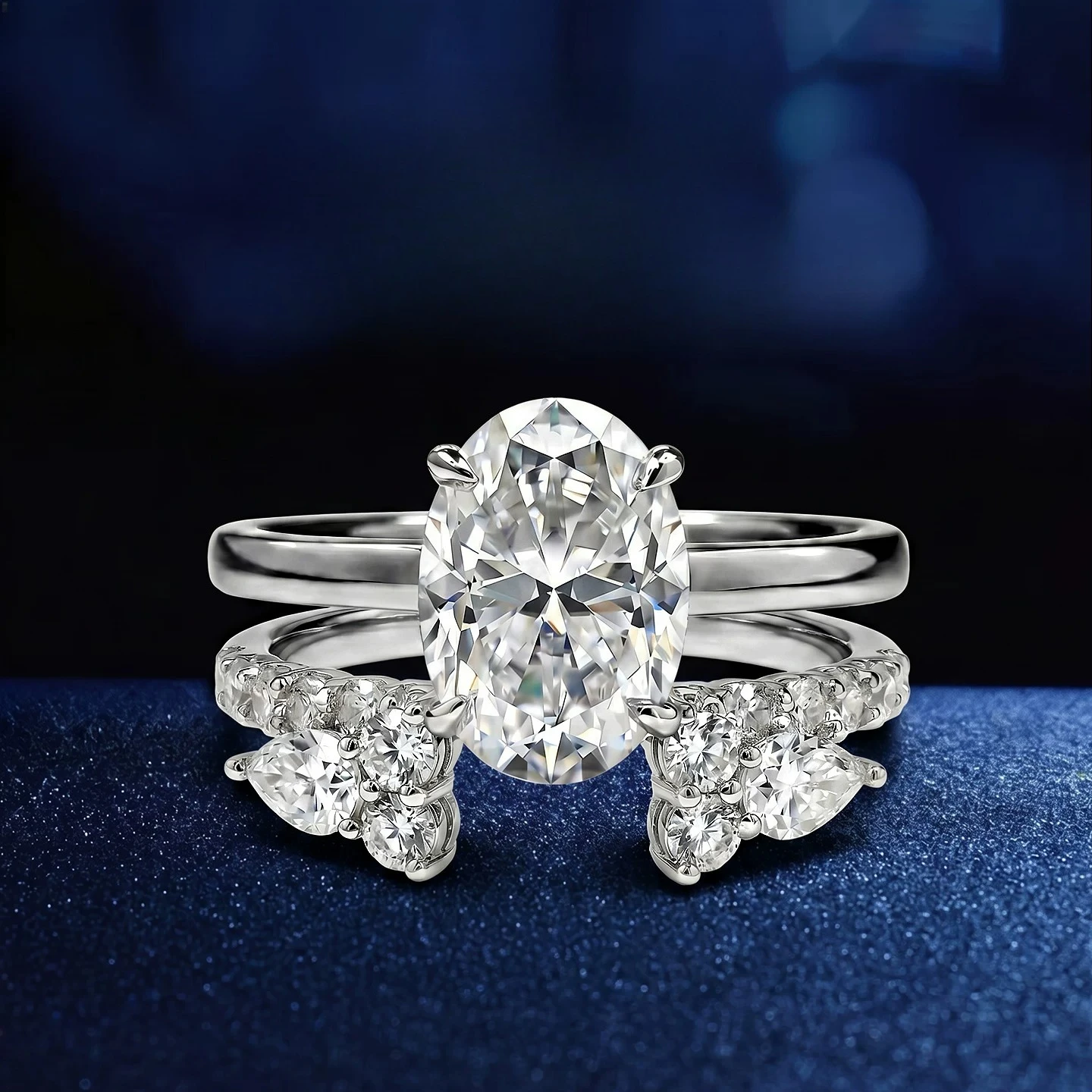 New hot selling moissanite D-color 925 silver ring for women's high-end jewelry layering, gift for girlfriend
New hot selling moissanite D-color 925 silver ring for women's high-end jewelry layering, gift for girlfriend