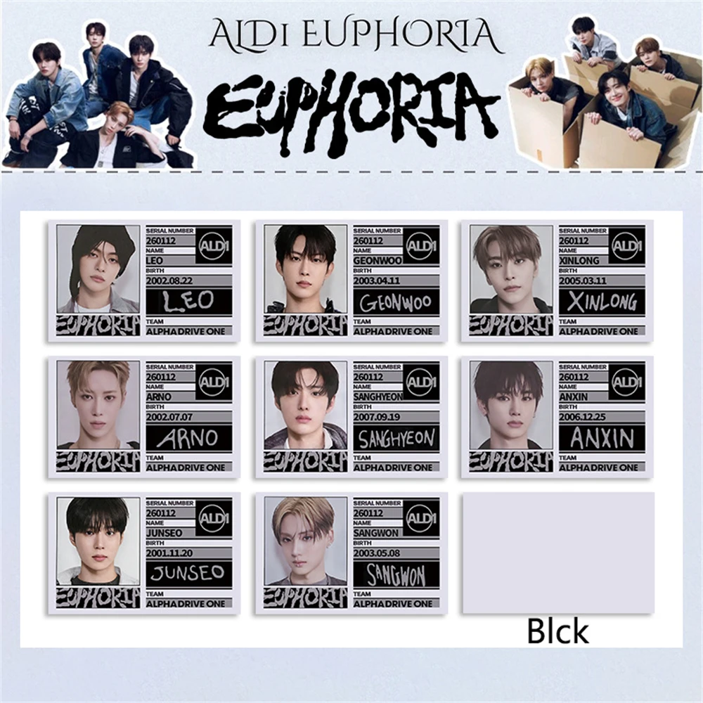 Набор из 8 фотокарточек KPOP ALD1: альбом EUPHORIA, ID-карты, открытки ALPHA DRIVE ONE, SANGWON, JUNSEO, LEELEO, ANXIN. Коллекционные карточки для фанатов.
Набор из 8 фотокарточек KPOP ALD1: альбом EUPHORIA, ID-карты, открытки ALPHA DRIVE ONE, SANGWON, JUNSEO, LEELEO, ANXIN. Коллекционные карточки для фанатов.