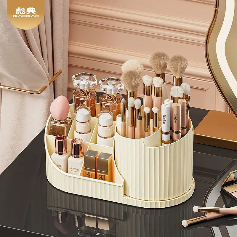 Rotating Makeup Brush Tube Dressing Table Desktop Storage Cosmetics Lipstick Skincare Pen Holder Compartment Organizer
Rotating Makeup Brush Tube Dressing Table Desktop Storage Cosmetics Lipstick Skincare Pen Holder Compartment Organizer